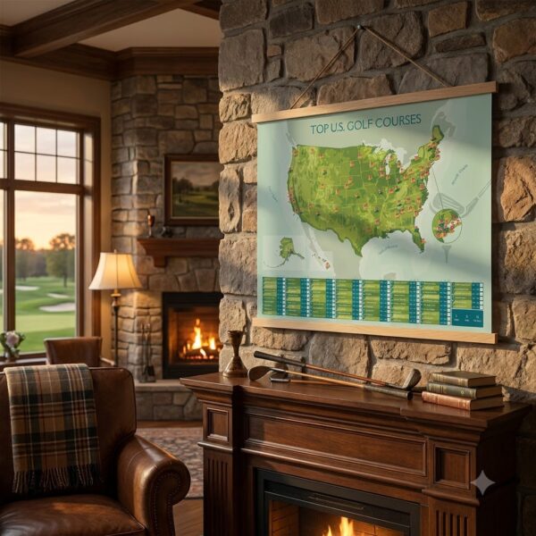 Interactive Golfer's Scratch-off Poster