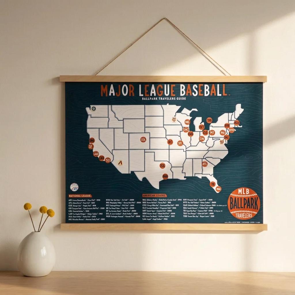 Interactive Mlb Ballpark Traveler's Map Interactive Mlb Ballpark Traveler's Map