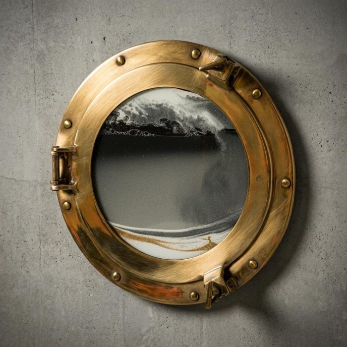 Interactive Ship Porthole Sand Art 1