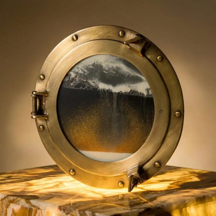 Interactive Ship Porthole Sand Art 2