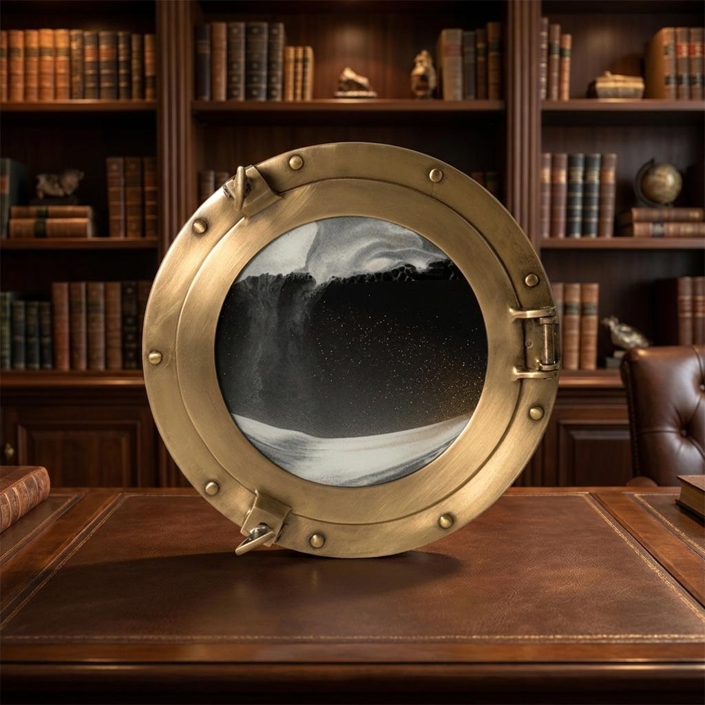 Interactive Ship Porthole Sand Art Interactive Ship Porthole Sand Art