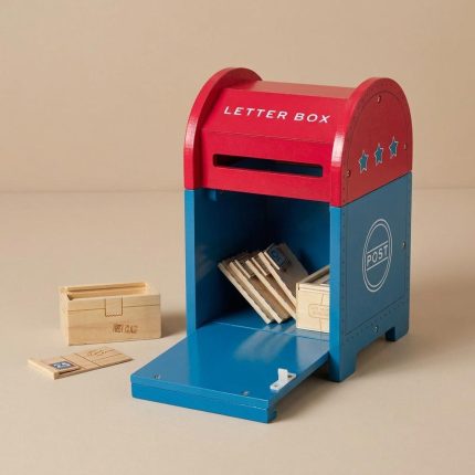 Interactive Wooden Post Office Play Set 1