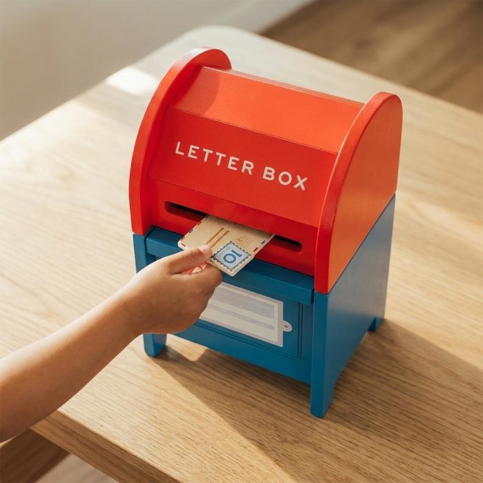 Interactive Wooden Post Office Play Set 4