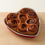 Jumbo Heart-shaped Cherry Chip Cinnamon Rolls