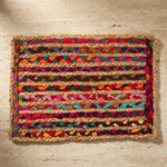 Jute & Repurposed Sari Woven Placemats - Set Of 2 4