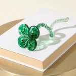 Luminous Glass Good Luck Clover