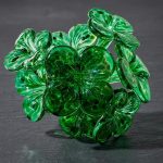 Luminous Glass Good Luck Clover 3