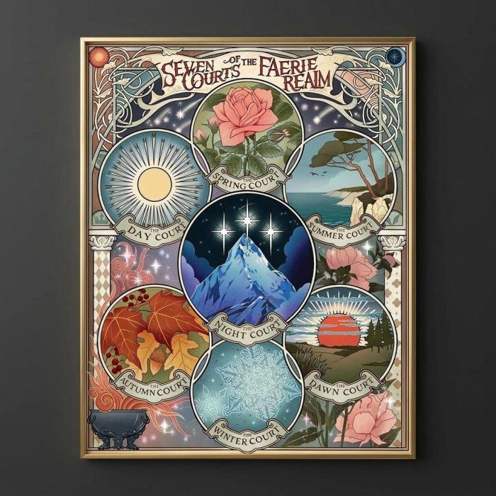 Magical Seven Courts Of The Faerie Realm 1,000-piece Puzzle 1