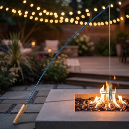Marshmallow Fishing Pole Campfire Roaster