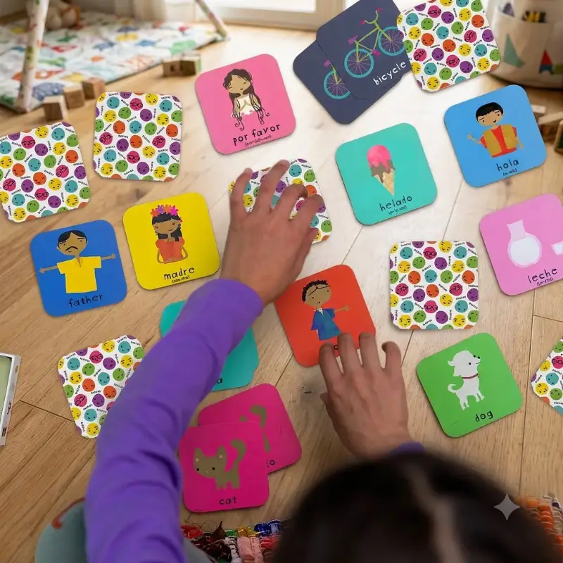 Minilingo Bilingual Starter Flashcards