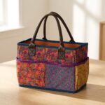 Multi-pocket Floral Utility Tote 2