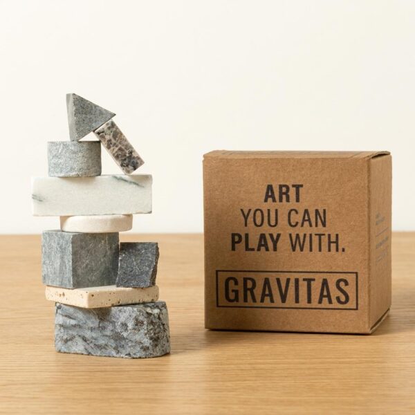 Natural Sculptural Stone Stacking Game