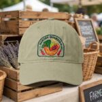 Nature-lover's Garden Guardian Embroidered Badge Hat 1