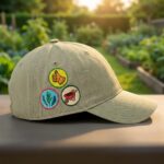 Nature-lover's Garden Guardian Embroidered Badge Hat 2