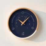 Nautical Weather Changing Barometer Clock 2