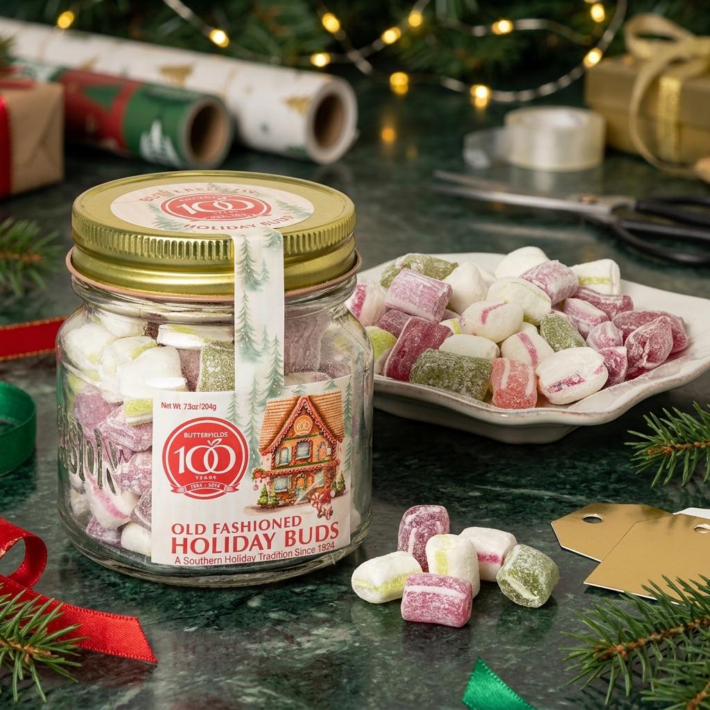 Nostalgic Artisan Holiday Hard Candy Jar Nostalgic Artisan Holiday Hard Candy Jar