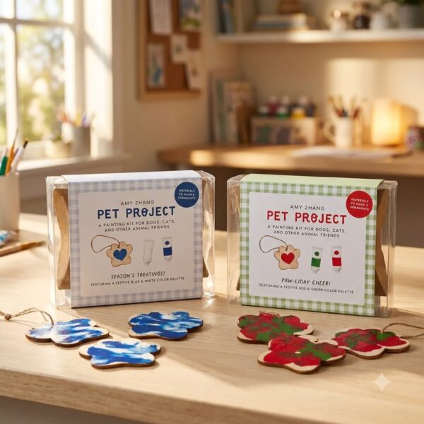 Pawcasso Ornament Painting Kit For Pets Set Of 4
