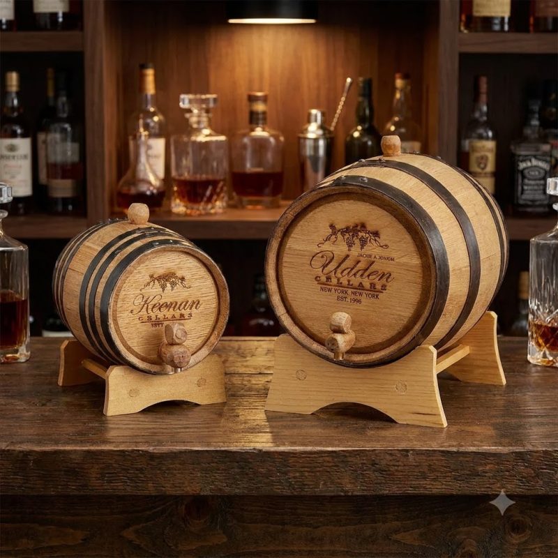 Personalized Wine Barrel 1