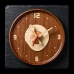 Playful Sunny Side Up Wood Wall Clock 4