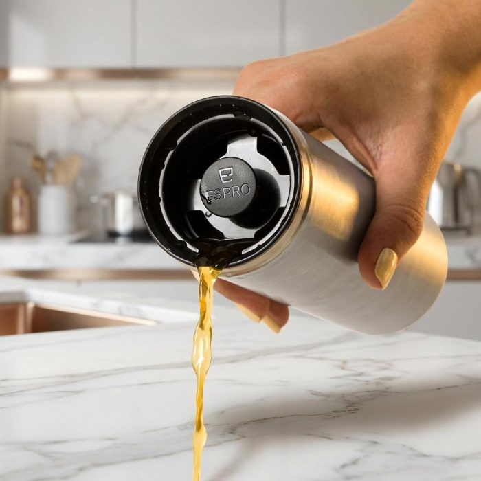 Portable Stainless Steel Coffee Press To-go 1