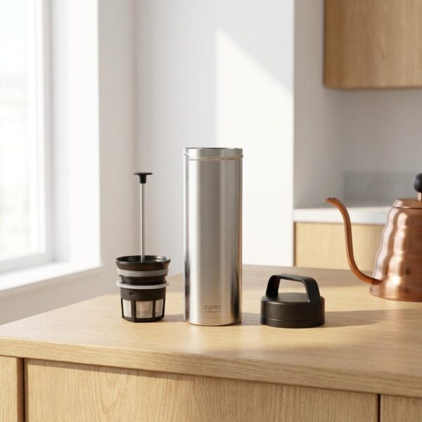 Portable Stainless Steel Coffee Press To-go