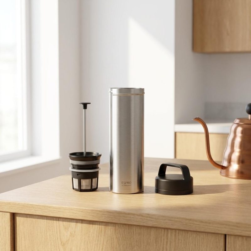 Portable Stainless Steel Coffee Press To-go