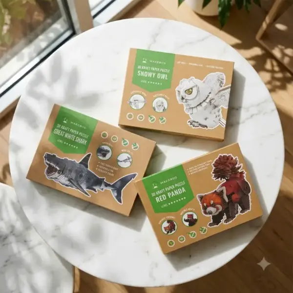 Posable Cardboard Animal Build Kit