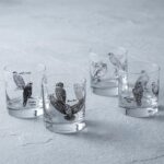 Premium Birds Of Prey Rocks Glass Set
