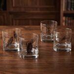 Premium Birds Of Prey Rocks Glass Set 2