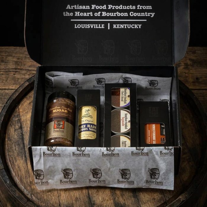 Premium Bourbon Grilling Gift Box 1