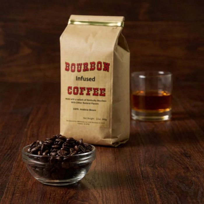 Premium Bourbon Infused Coffee Beans 1