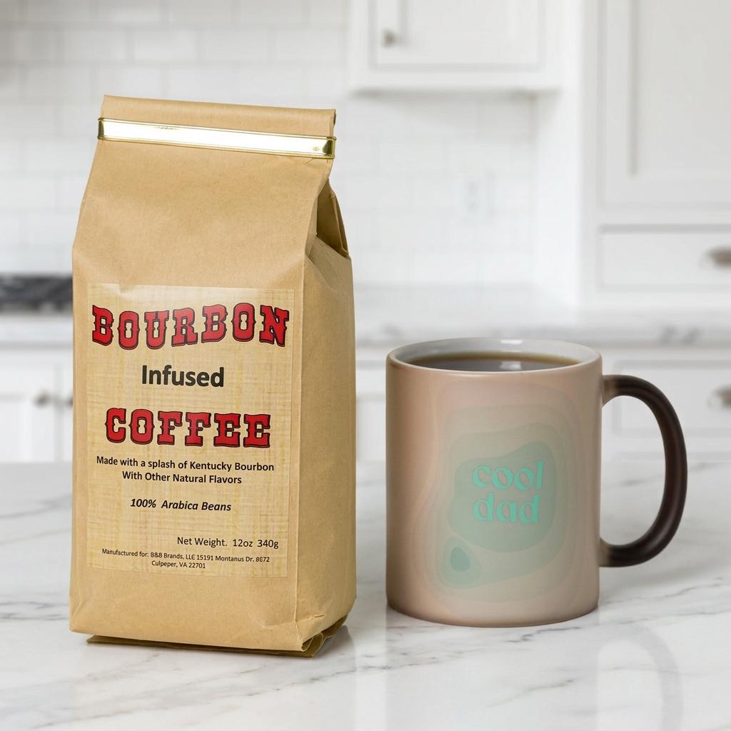 Premium Bourbon Infused Coffee Beans Premium Bourbon Infused Coffee Beans