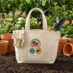 Premium Garden Guardian Embroidered Badge Tote 1