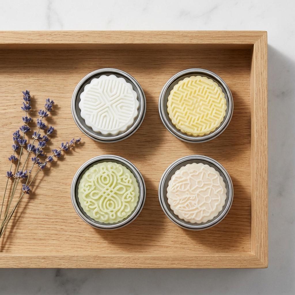 Premium Handmade Solid Lotion Bars - Gift Set Of 4 Premium Handmade Solid Lotion Bars - Gift Set Of 4