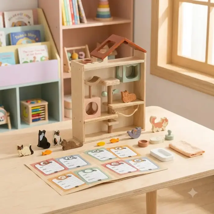 Purrfect Guests Cat Hotel Playset 2