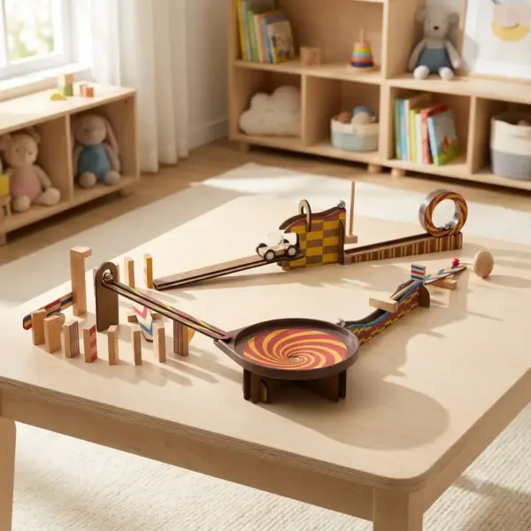 Race Car Chain Reaction Construction Set 2
