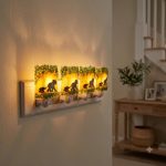 Recycled Glass Elephants Night Light 2