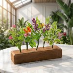 Recycled Glass Herb Garden Sculpture 2