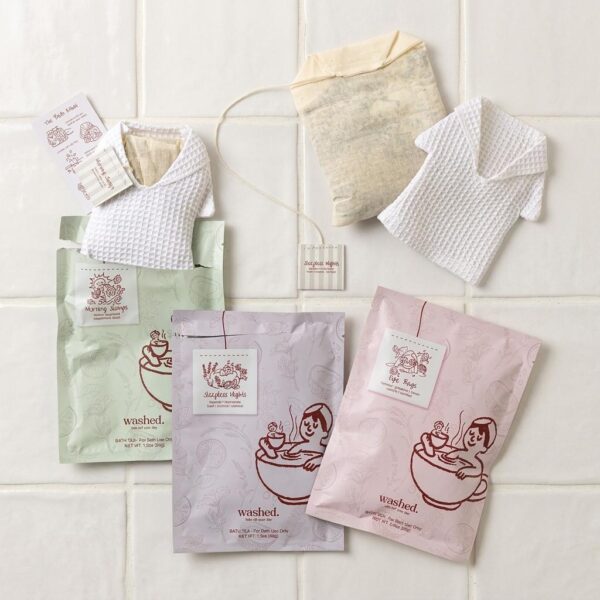 Relaxing Loofah Bath Tea Gift Set
