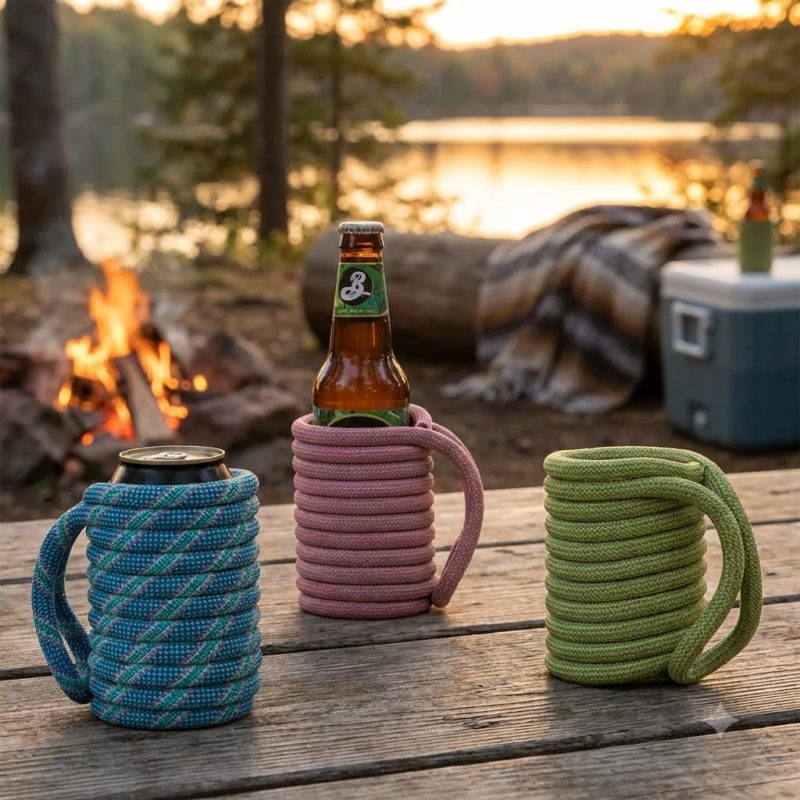 Repurposed Climbing Rope Cozy 1