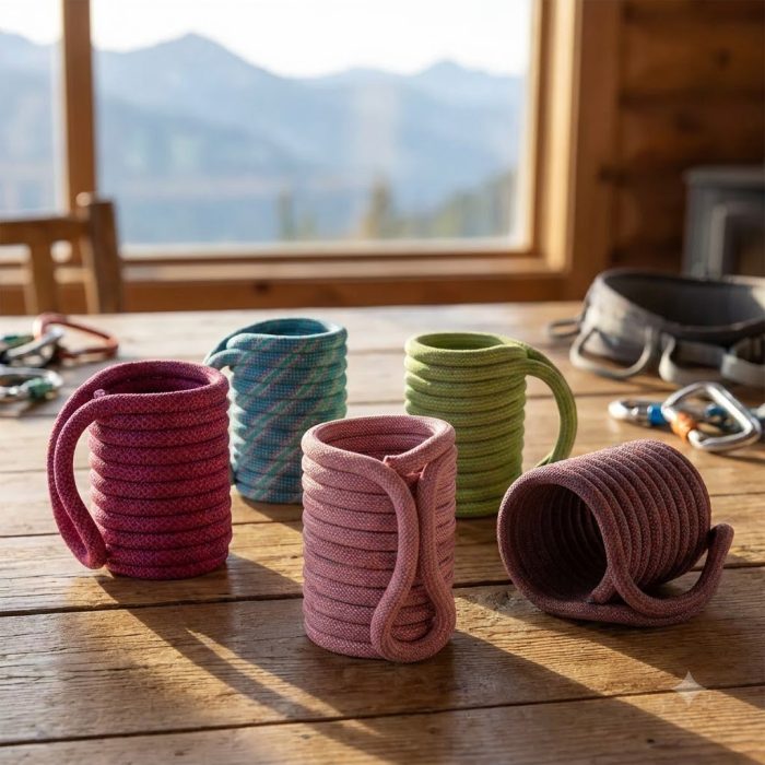 Repurposed Climbing Rope Cozy