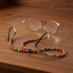 Repurposed Sari Eyeglasses Chain Necklace