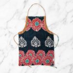 Repurposed Sari Patchwork Apron - Upcycled Cotton 1
