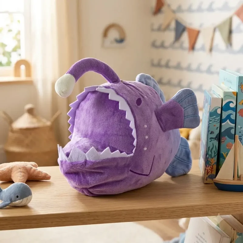 Reversible Glowing Plush Anglerfish