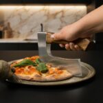Rustic Stainless Steel Pizza Axe 1
