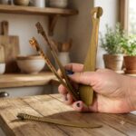Safari Spreading Knives Set Of 4 - Handcrafted Jacaranda Wood (1)