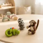 Set Of 3 Finger Puppets Jungle Jamboree Take Along Finger Puppets