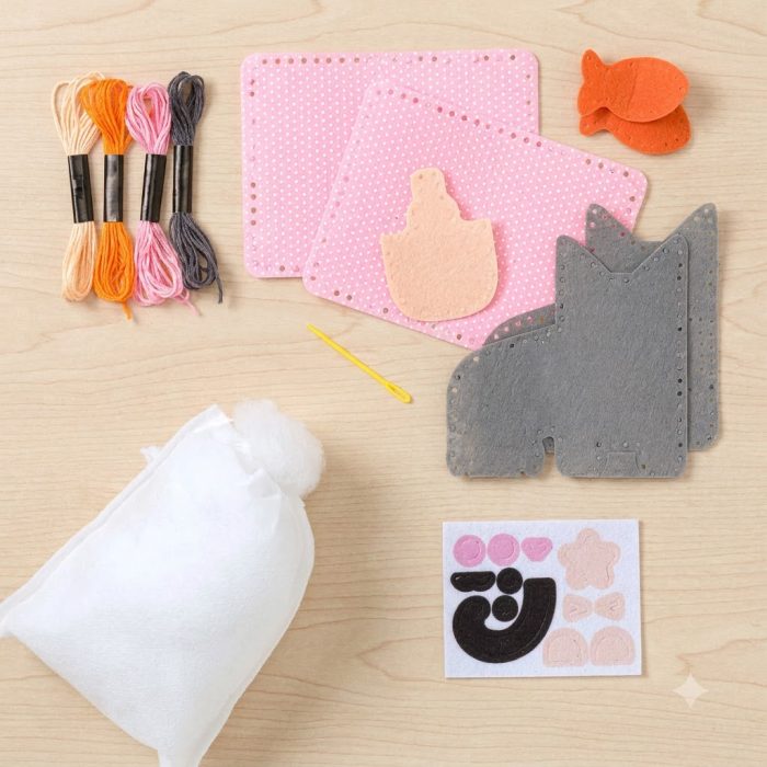 Sew Your Own Mini Corgi & Kitty Pocket Pets 2