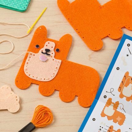 Sew Your Own Mini Corgi & Kitty Pocket Pets