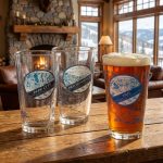 Ski Resort Map Glass